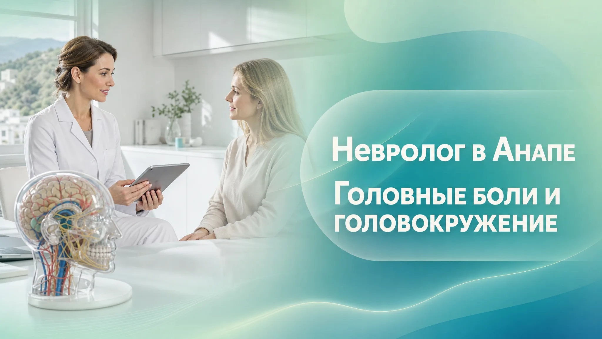 Консультация врача-невролога в Анапе, специализирующегося на лечении головных болей и головокружений