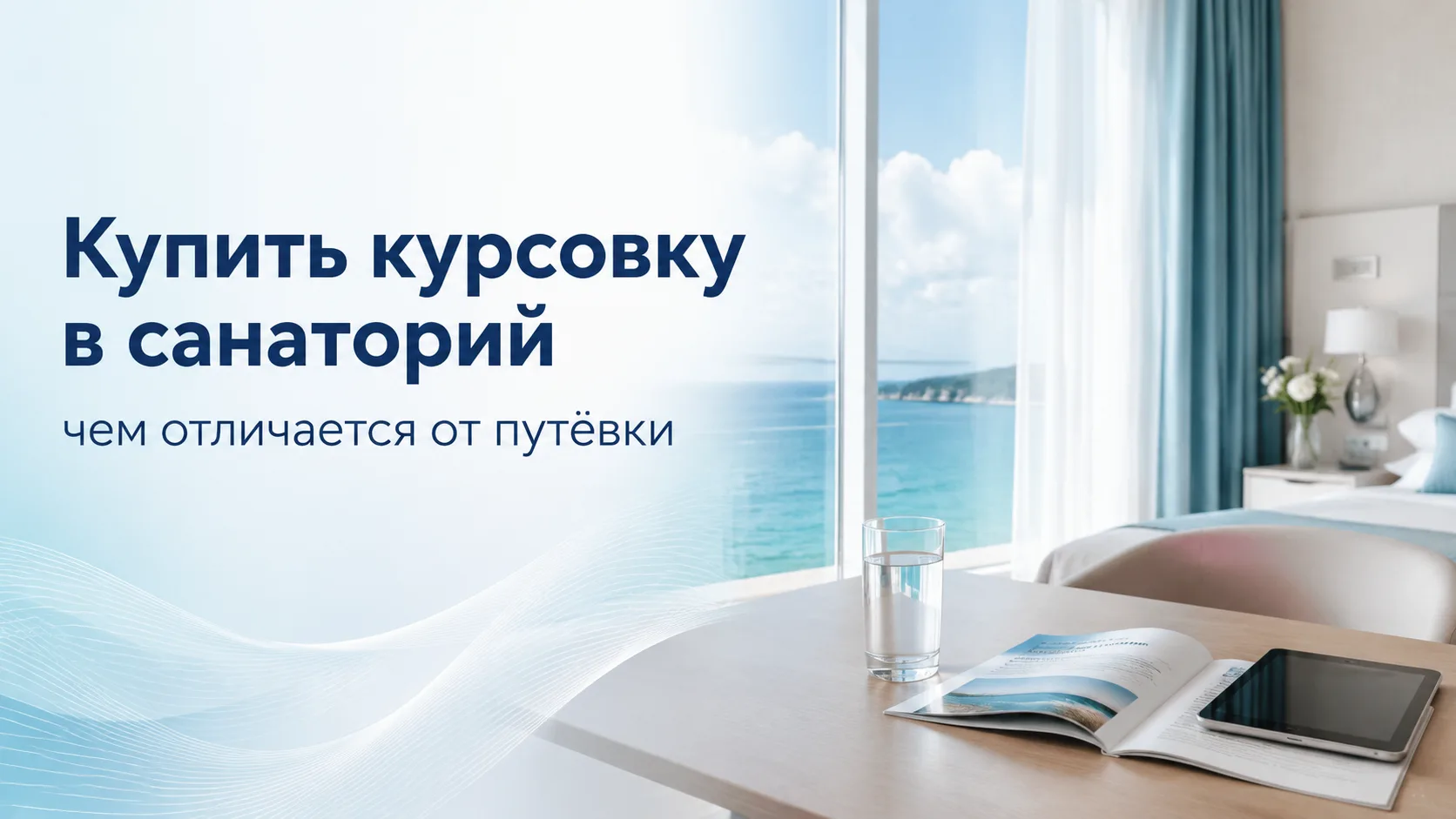 Сравнение курсовки и путёвки в санаторий: отличия и особенности