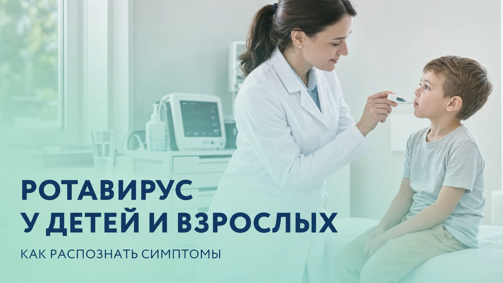Инфографика: Основные симптомы ротавирусной инфекции и тревожные признаки, требующие вызова врача