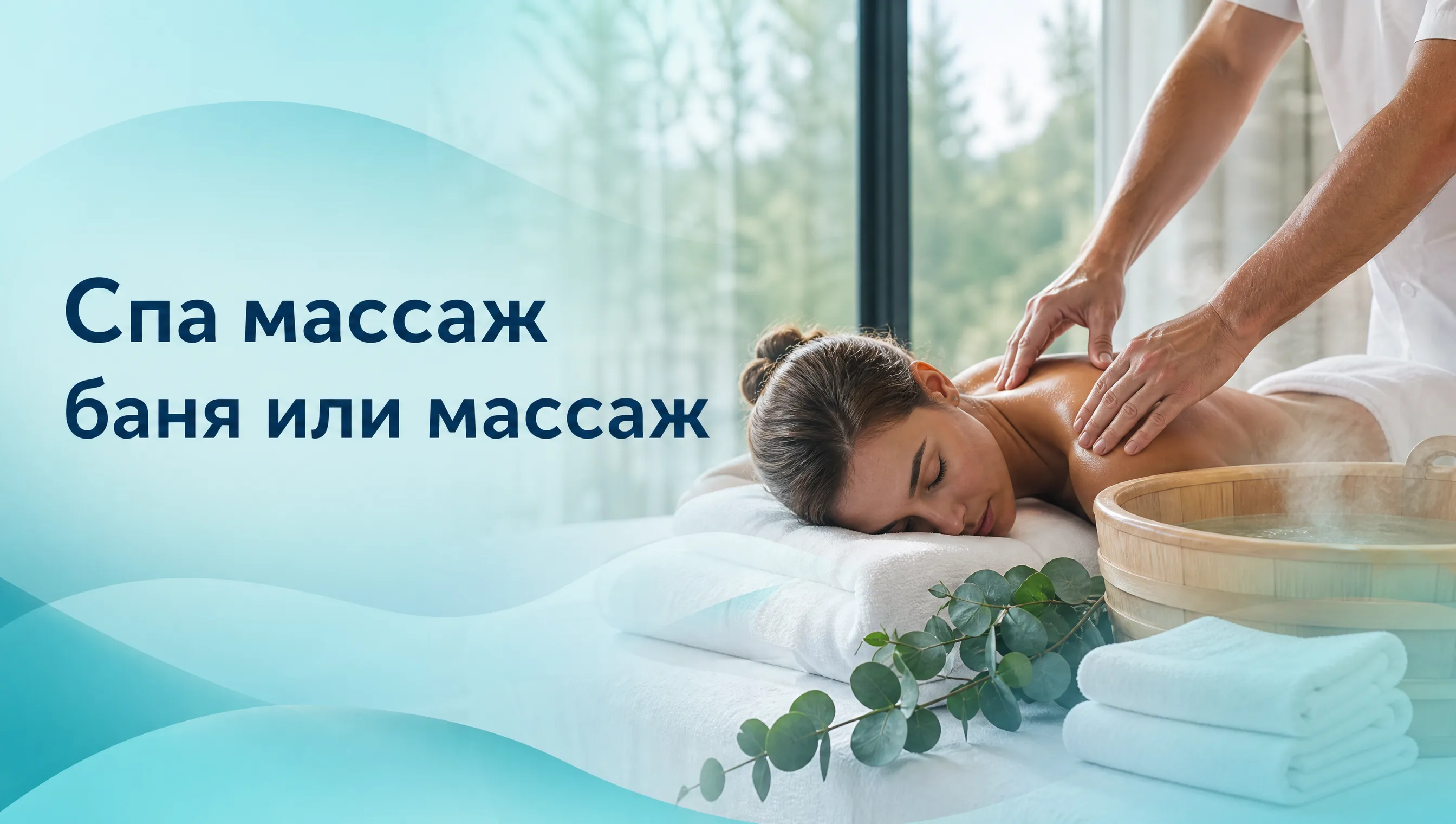 Сравнение бани и массажа для снятия стресса после работы: парная с веником и расслабляющий спа массаж